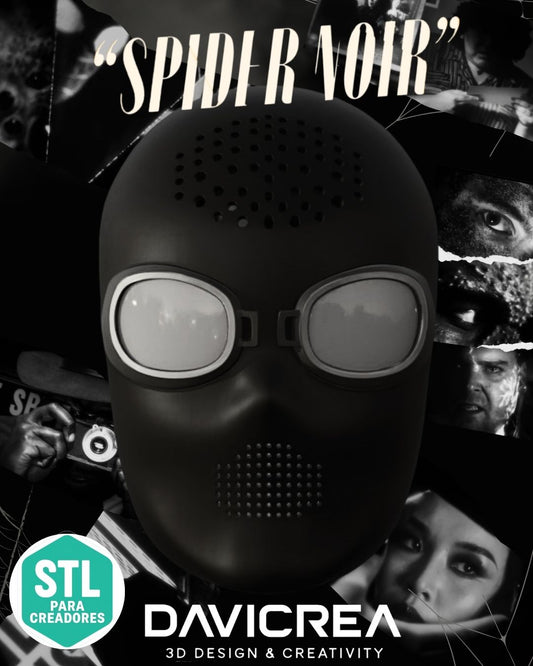 Máscara Spider Noir (Edición Cinemática)