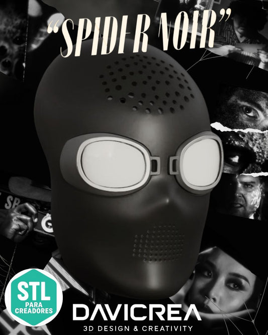 Máscara Spider Noir (Edición Cinemática)
