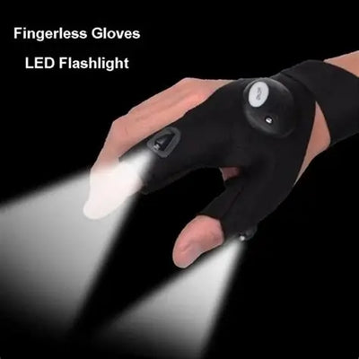 Guante Luz Linterna Led impermeable