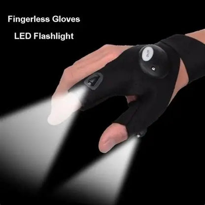 Guante Luz Linterna Led impermeable