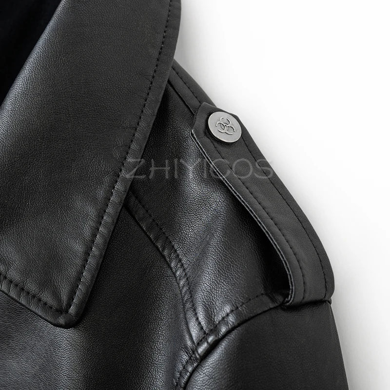 Chaqueta Leon Kennedy Biohazard 6 – Abrigo de Cuero Sintético