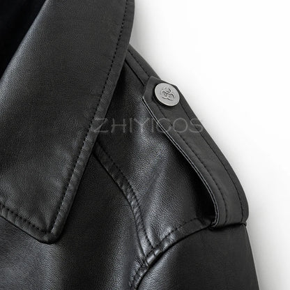 Chaqueta Leon Kennedy Biohazard 6 – Abrigo de Cuero Sintético