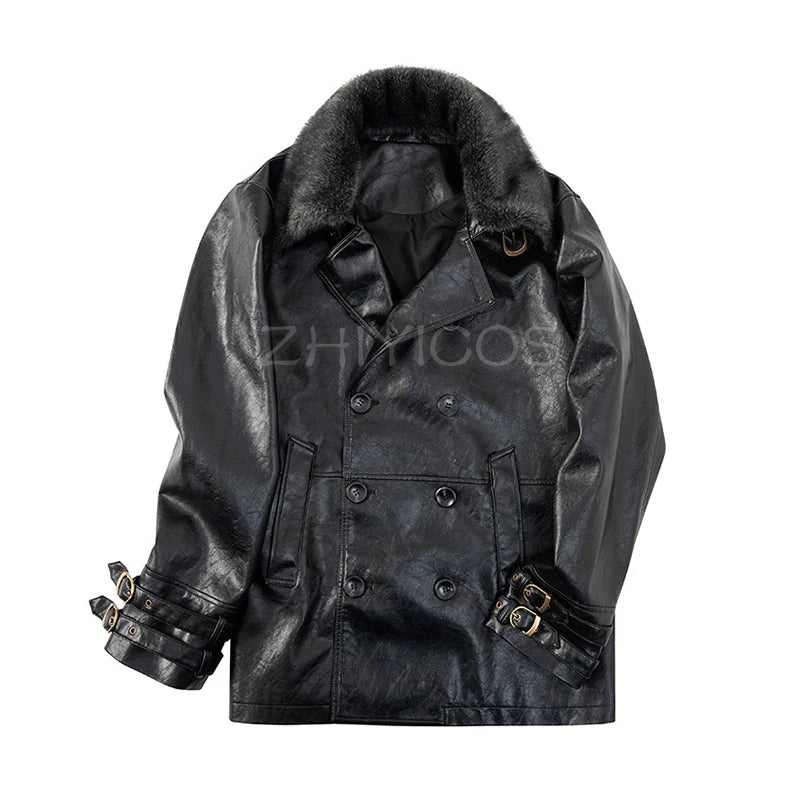 Chaqueta Leon Kennedy Requiem – Cosplay Biohazard 9 en Cuero Sintético para Hombre