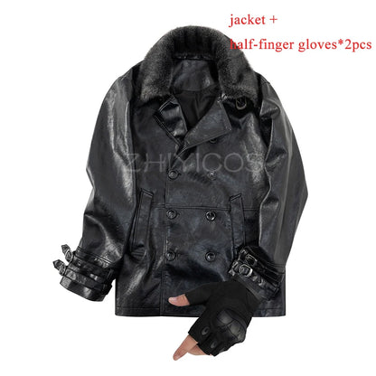 Chaqueta Leon Kennedy Requiem – Cosplay Biohazard 9 en Cuero Sintético para Hombre