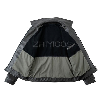 Chaqueta Leon Kennedy Biohazard 6 – Abrigo de Cuero Sintético