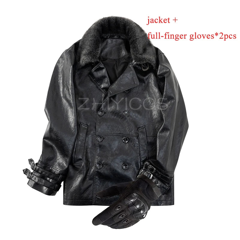 Chaqueta Leon Kennedy Requiem – Cosplay Biohazard 9 en Cuero Sintético para Hombre