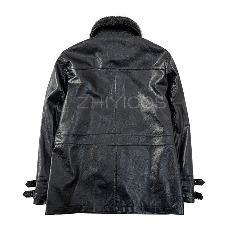 Chaqueta Leon Kennedy Requiem – Cosplay Biohazard 9 en Cuero Sintético para Hombre