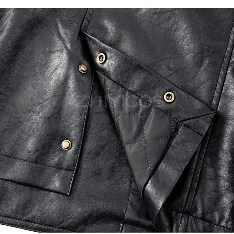 Chaqueta Leon Kennedy Requiem – Cosplay Biohazard 9 en Cuero Sintético para Hombre