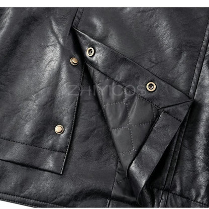 Chaqueta Leon Kennedy Requiem – Cosplay Biohazard 9 en Cuero Sintético para Hombre
