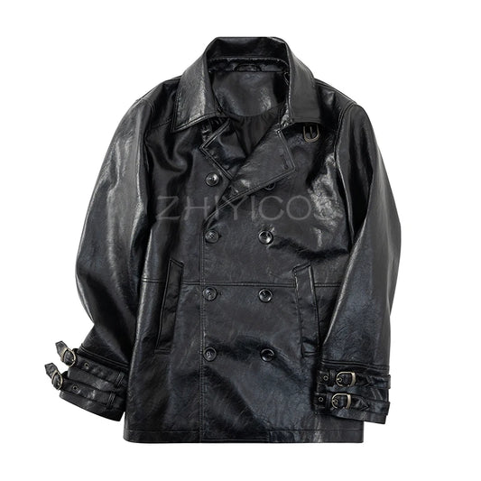 Chaqueta Leon Kennedy Requiem – Cosplay Biohazard 9 en Cuero Sintético para Hombre