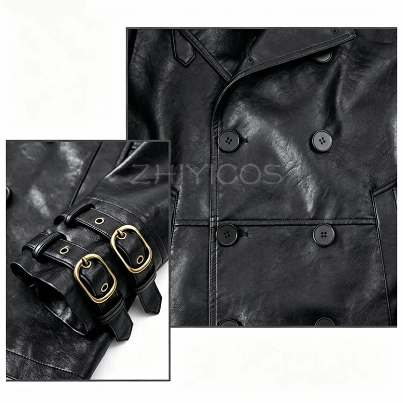 Chaqueta Leon Kennedy Requiem – Cosplay Biohazard 9 en Cuero Sintético para Hombre