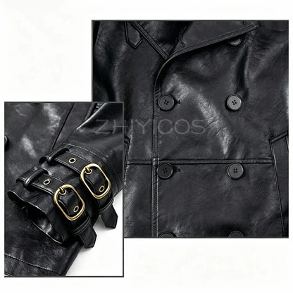 Chaqueta Leon Kennedy Requiem – Cosplay Biohazard 9 en Cuero Sintético para Hombre